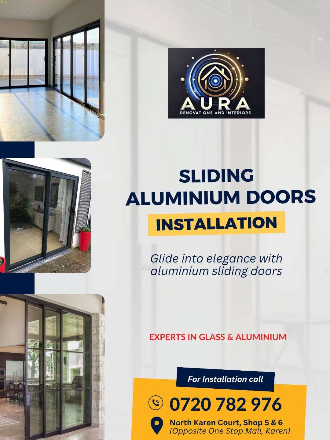Modern office glass partition systems installed in a contemporary corporate office by Aura Renovations and Interiors.